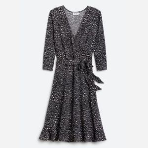 Libby Faux Wrap Knit Dress